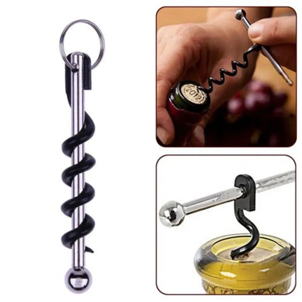 Bottle Opener Keyring - Bottle Opener Outdoor Mini EDC Cork