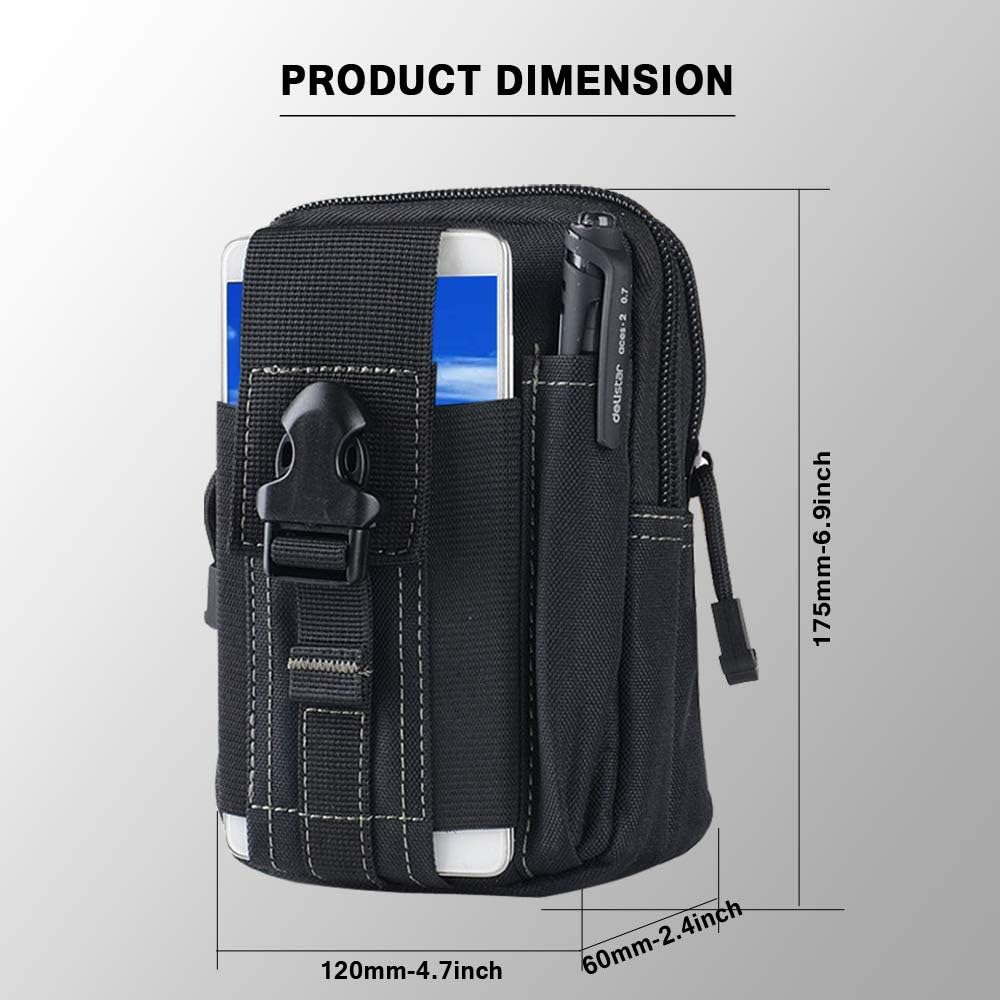 Tactical Molle Belt Pouch Mili - đánh giá và giá Edc Carry Pocket