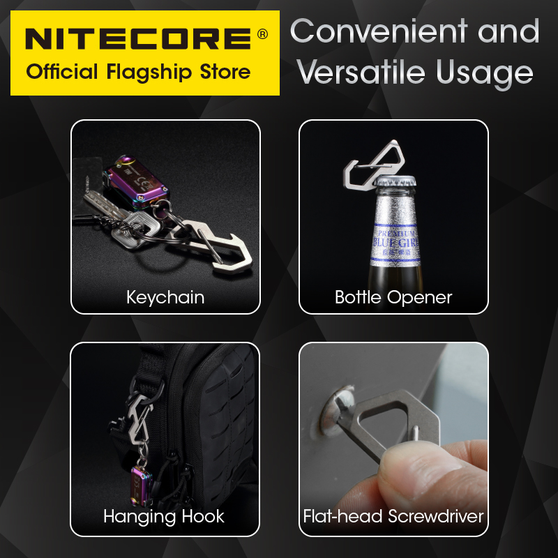 NITECORE NSH10 Multiuse Titani - đánh giá và giá Edc Carry Kit