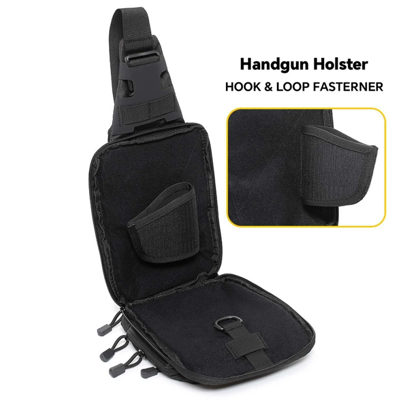 Tactical Sling Bag Concealed C - đánh giá và giá Edc Concealed Carry Fanny Pack