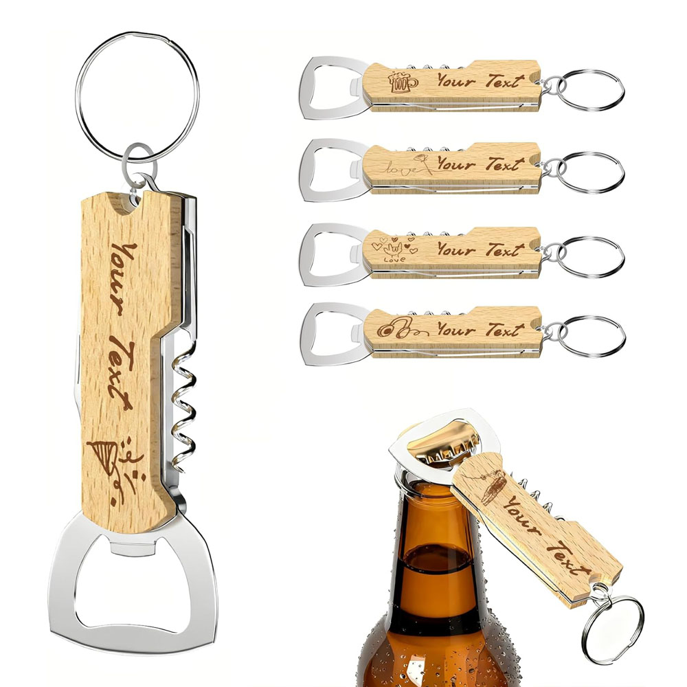 Custom Engraved Logo Bottle Op - đánh giá và giá Bottle Opener Keyring