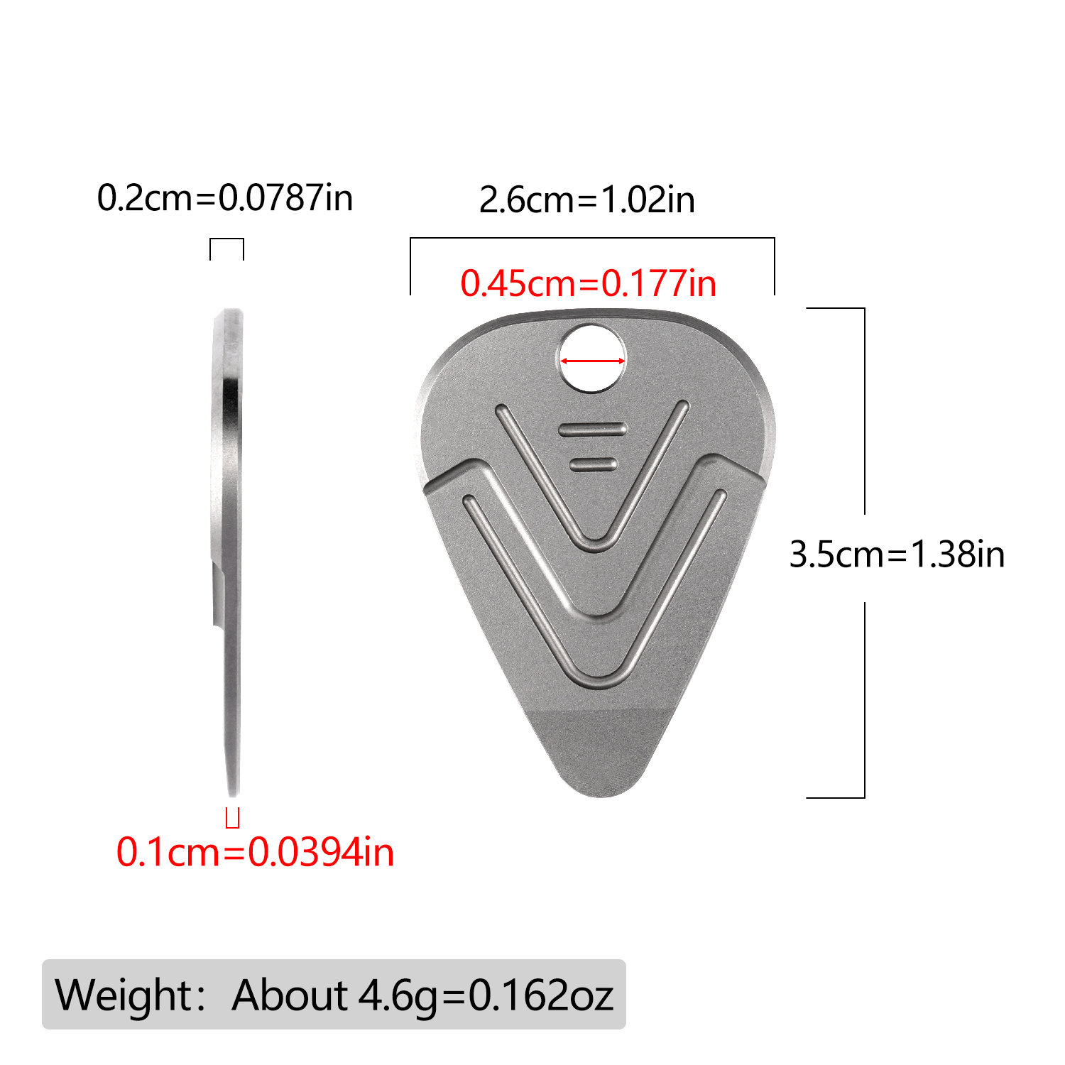 Portable Titanium EDC Pry Tool - đánh giá và giá Edc Carry Accessories