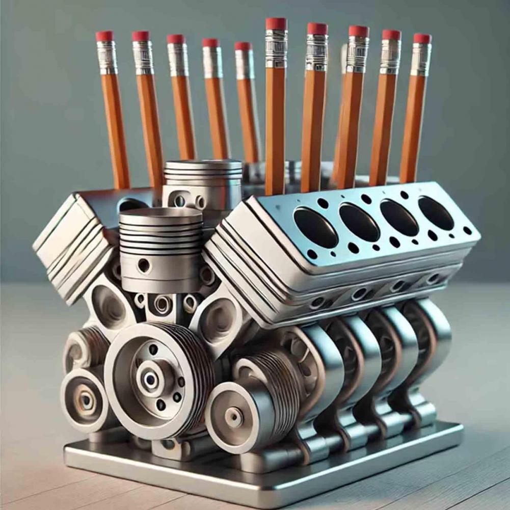 Pen Holder Resin V8 Car Engine - đánh giá và giá Edc Carry Pen