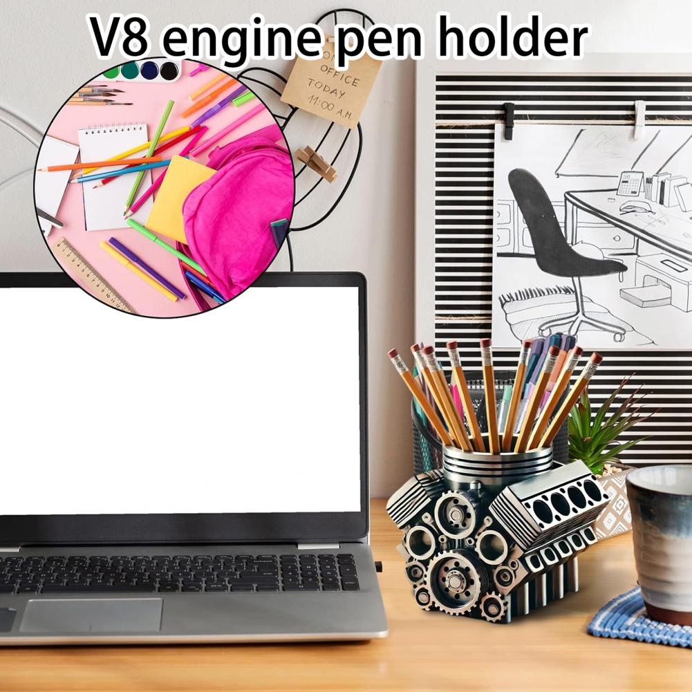Pen Holder Resin V8 Car Engine - đánh giá và giá Edc Carry Pen