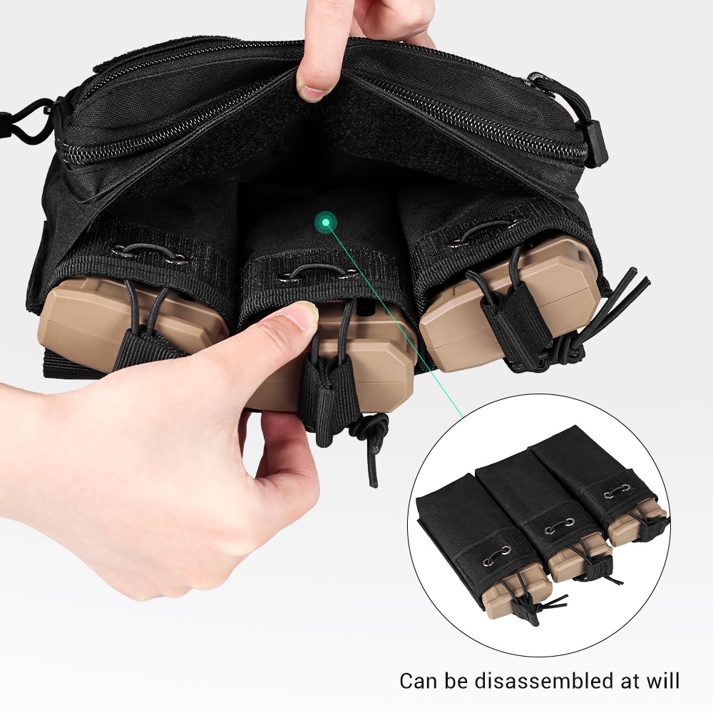 Molle Magazine Pouch Triple Ma - đánh giá và giá Edc Carry Kit