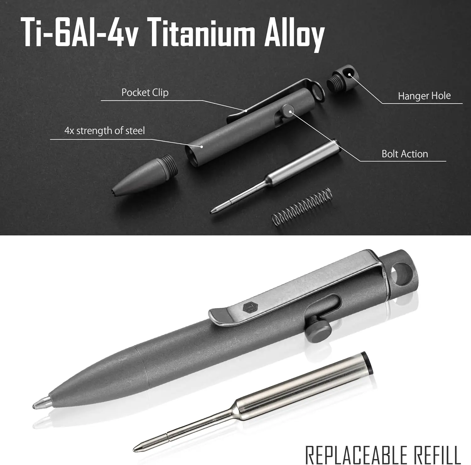 KeyUnity KP05SW Bolt Action ED - đánh giá và giá Edc Carry Pen
