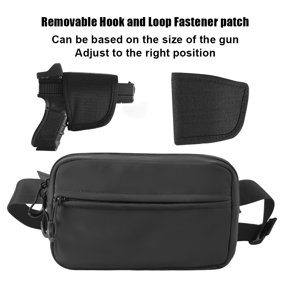 Tactical Crossbody Bag Pistol  - đánh giá và giá Edc Concealed Carry Fanny Pack