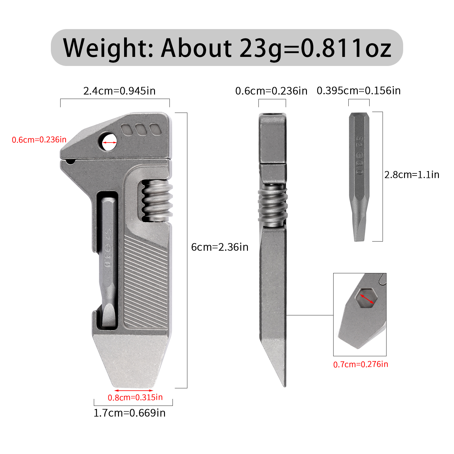Titanium Alloy Mini EDC Multi  - đánh giá và giá Edc Everyday Carry Gear